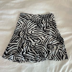 Zebra Skirt - Nasty Gal